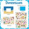 30 Packs Summer Acitivities Crafts for Kids, Beach Pool Picture Frame Craft Kits Summer Stickers for Back to School Classroom Gifts Party Favors
